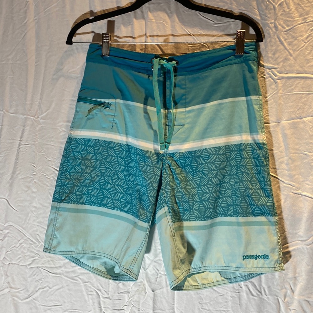 Patagonia Blue Swim Trunks